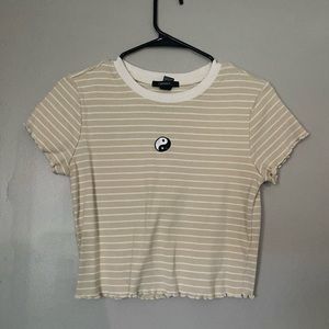 Ying yang crop top